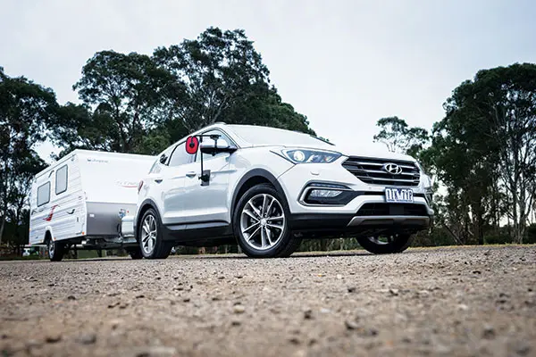 Hyundai Santa Fe Highlander Tow Test